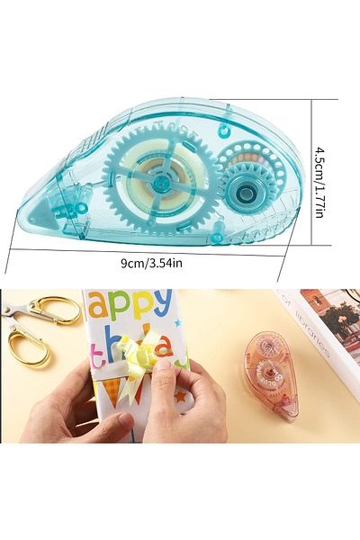 erorex Scrapbook Tape 4 Pack Double Sided Tape Roller For Crafts Sticky Glue Tape Runner Scrapbooking