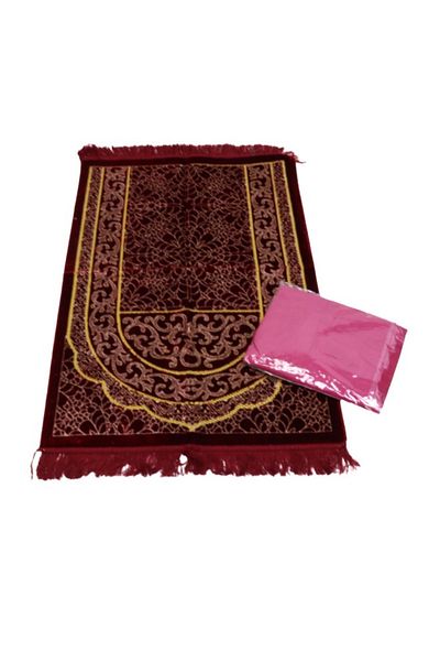 smart home Turkish Quilted Prayer Rug With Jalal In Embossed Quilted Islamic Graphic Design/Prayer Sheet