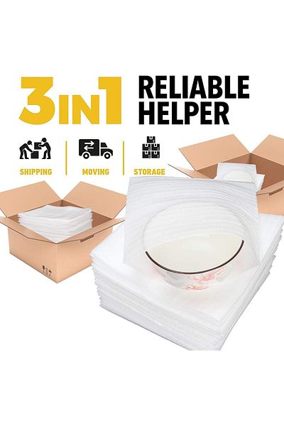 erorex Cushion Foam Pouches Packing 100Pcsanti Static Foam Wrap Pouches Packing Cushioning Supplies For