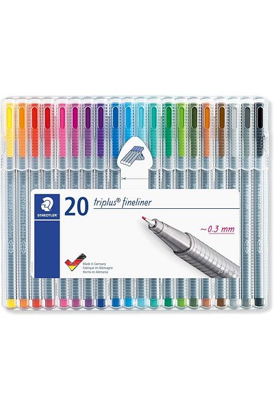 erorex Triplus Fineliner Set 20Pcs By St 334 Sb20