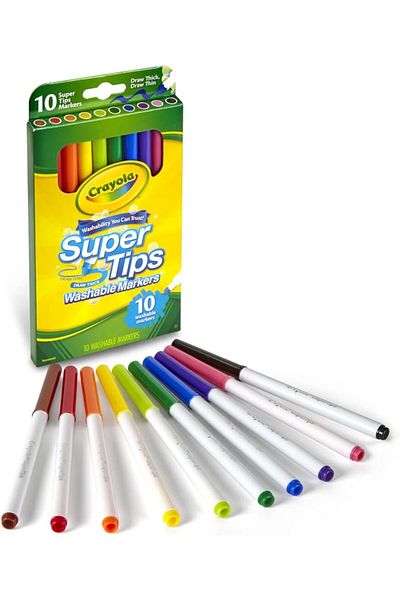erorex 10 Ct. Washable Super Tips Markers 10 Count