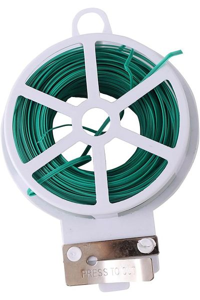 erorex Plastic Twist Tie With Cutter 50Meter Durable Weather Resistant Reusable Multi Purpose Cable