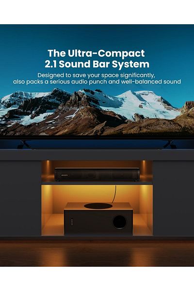 erorex شريط صوت بلوتوث للتلفزيون، مكبر صوت بلوتوث 5.3 مع تجربة صوت غامرة RGB