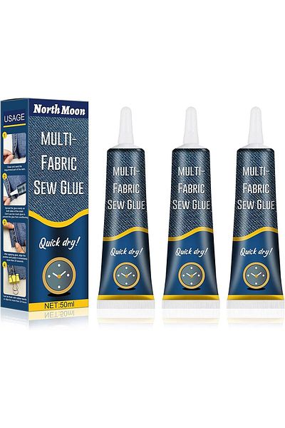 erorex Cloth Repair Sew Glue 50Ml 2022 New Instant Sew Glue Bonding Liquid Quick Dry Multi Fabric Sew Glue