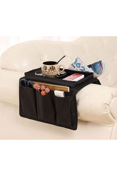 erorex Sofa Tv Remote Control Handset Holder Organiser Caddy Couch Armrest Organizer With 6 Pockets