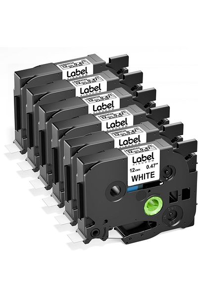 erorex Compatible Label Tape Replacement For Brother Tze 231 Tze231 P Touch Label Tape 12Mm 0.47 Inch