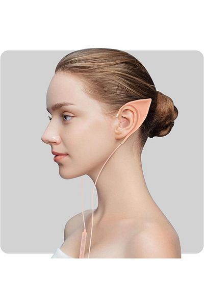 erorex In Ear Wired Earbuds With Mic Colorful Fabric Wrapped Braided Wistband Earphones Bracelet