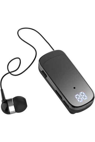 erorex Neckband Bluetooth Headphones With Retractable Earbuds Wireless Noise Canceling Sport Headset 3D