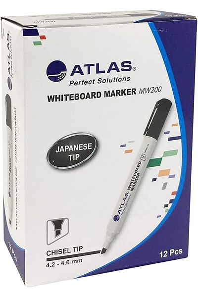 erorex Dry Erase Low Odor Whiteboard Markers With Chisel Tip Pack Of 12 Black