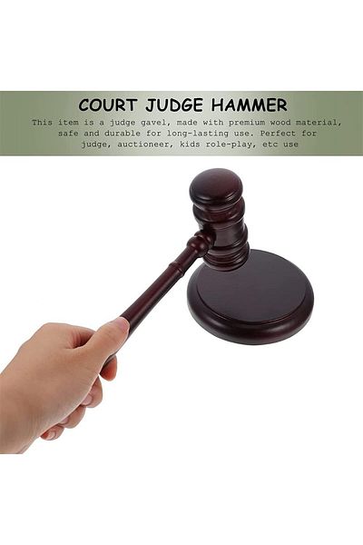 erorex Handmade Wooden Gavel Block Set Wooden Gavel And Sound Block Set Wood Hammer Court With Block