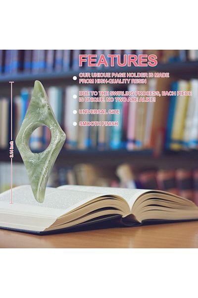 erorex 2Pcs Thumb Bookmarks For Reading Book Lovers Mold Holder Book Mark Accessories For Kids