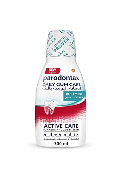 Parodontax غسول الفم للعناية اليومية باللثة، انتعاش إضافي، 300 مل
