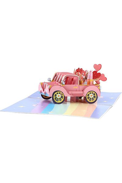 erorex Anniversary Greeting Card 3D Pop Up Card Number Diy Gift Card Valentine'S Day For Friends And