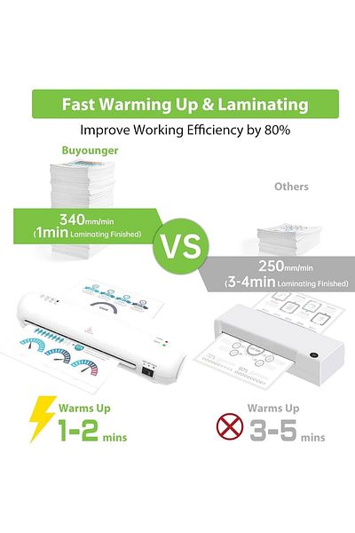 erorex Laminator 4 In 1 Laminator Machine With 40 Laminating Sheets A4 Laminating Machine Hot And Cold