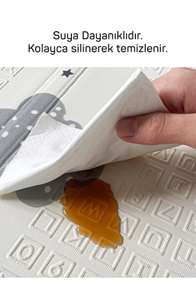 Circle Toys So Happy + Yollar , Katlanabilir Çocuk Oyun Halısı - 150X200X1 cm - Taşıma Çantası Yanında