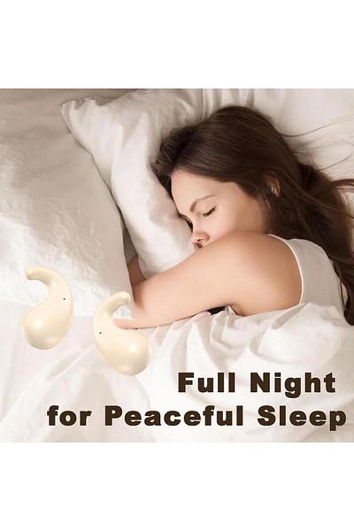 erorex Invisible Sleep Headphones Ultra Compact Bluetooth 5.3 Sleep Earbuds Noise Canceling Mini Earphones