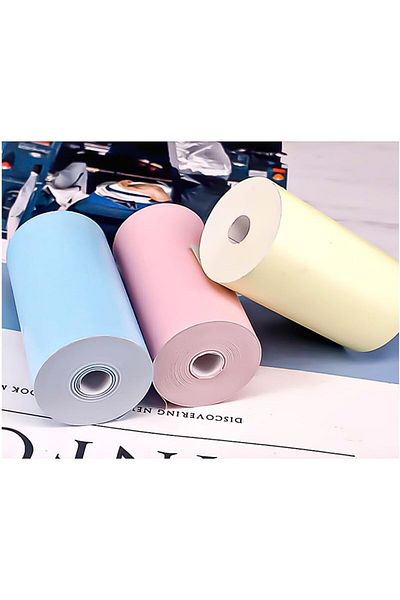 erorex 6 Rolls Print Camera Paper Refill 2.2 X 1 Inch Instant Camera Refill Print Paper Photo Printer