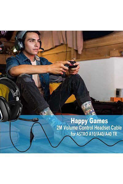 erorex Audio Cable Cord 4.9Ft Replacement Audio Cable Connected To Pc Consoles Phones And Tablets