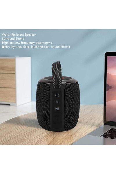 erorex مكبر صوت محمول لاسلكي بتقنية البلوتوث RGB يدعم تقنية البلوتوث 5.2 ومكبر صوت صغير لسطح المكتب مع