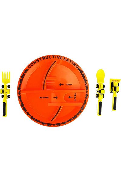 COOYA Toddler Utensils, Forks and Spoons, Suitable for Under 5 year old Toddlers, Orange