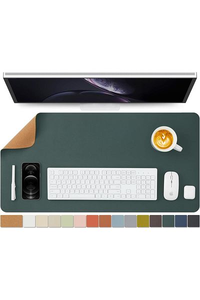 erorex Cork Desk Mat Dual Sided Desk Pad For Office And Home Desk Organization And Accessories Ideal For