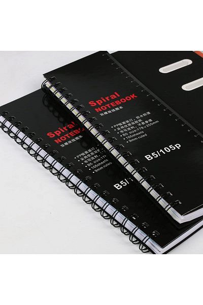 erorex Spiral Lined B5 Notebook Loose Leaf Business Memo Notepad Sketchbook For School Office Diary