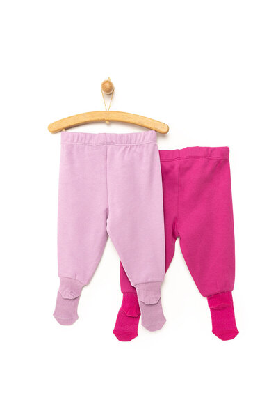 ebebek Hello Baby HelloBaby li Çoraplı Pijama Pantolon Kız Bebek