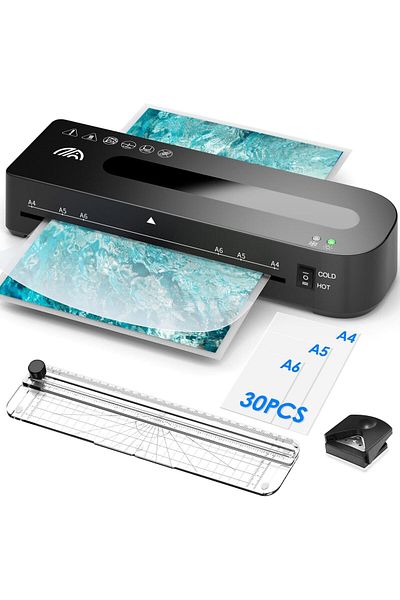 erorex A4 Laminator Machine Thermal Laminator With 30 Laminating Pouches 4 In 1 Laminating Machine With