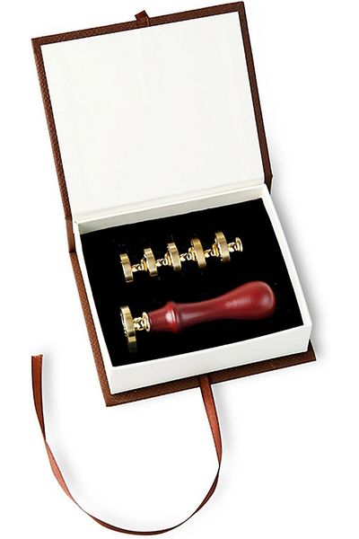 erorex Sealing Wax Stamp Set Stamp Head Gift Set Sealing Wax Stamp Set Envelope Sealing Wax Fire Paint Wax