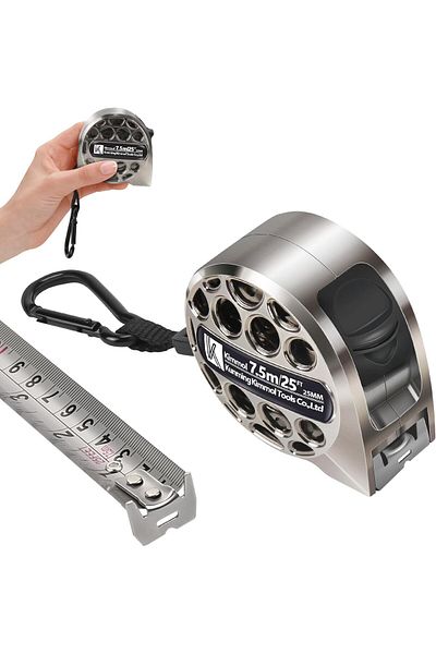 erorex Tape Measure 7.5M 25Ft Stainless Steel Anti Corrosion Retractable Metric Ruler With Double Sided