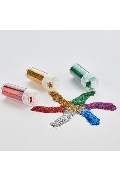 erorex Glitter Glue 3 Piece Rainbow Glue Stick Set For Arts And Crafts Projects Slime Supplies