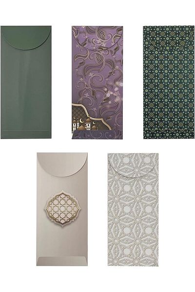erorex Eid Mubarak Envelopes Asst. 18X8Cm 10Pcs Pk