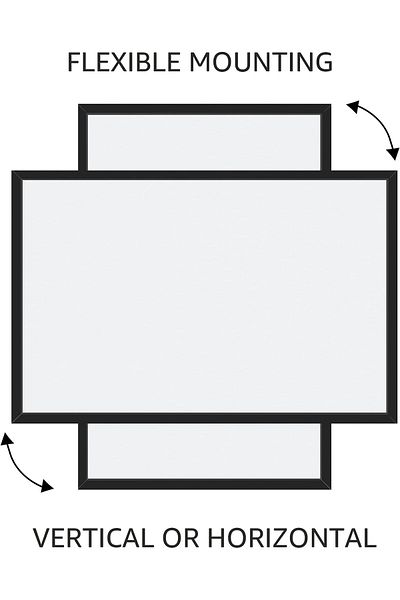 erorex Magnetic Dry Erase White Board 35 X 23 Inch Whiteboard Black Wooden Frame