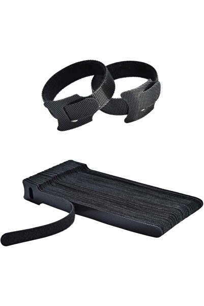 Generic 200Pcs Reusable Cable Ties 6 Inch Adjustable Cord Ties Microfiber Clo...