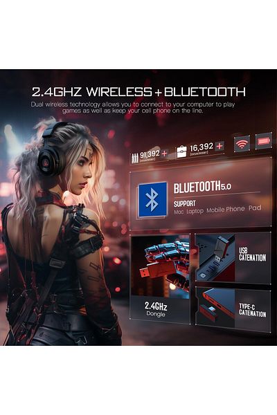 erorex سماعة ألعاب USB لأجهزة الكمبيوتر مع صوت محيطي 7.1 ستيريو وميكروفون عازل للضوضاء