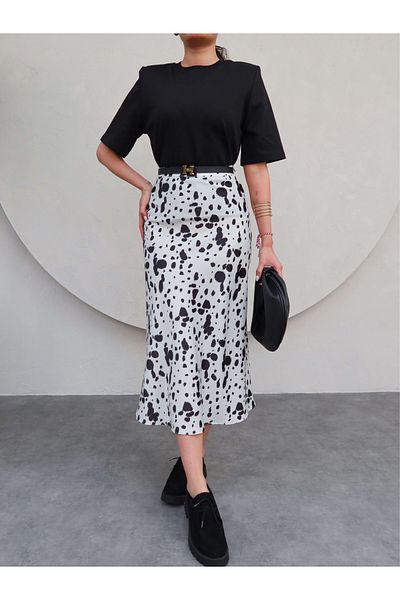 ESRAHELVACI Patterned midi skirt