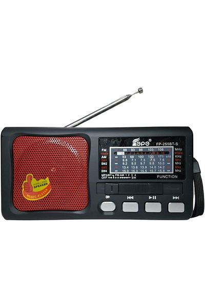 erorex مكبر صوت لاسلكي محمول بتقنية البلوتوث مع راديو FM AM Sw ستيريو Bass مزود ببطاقة Tf ومشغل USB Aux Mp3