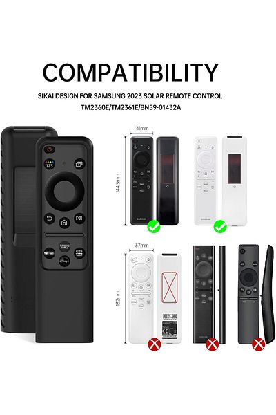 erorex Silicone Case Cover For Hisense Voice Remote Erf3A90 Fits Hisense U7G U9G U8 Series 4K Uled Remote