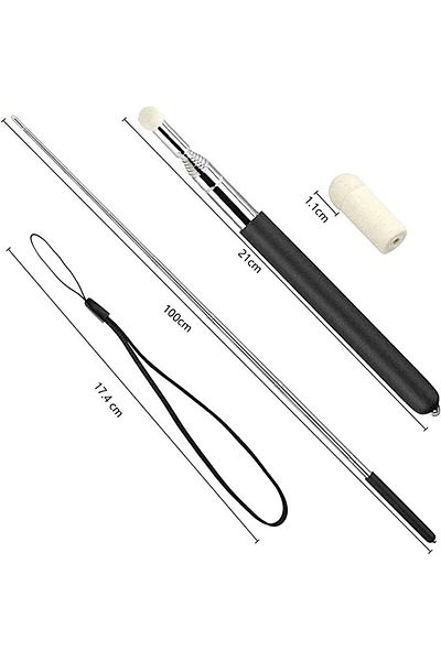 erorex Telescopic Pointer Stick With Hand Lanyard Teacher Pointer For Classroom Presentation Pointers For