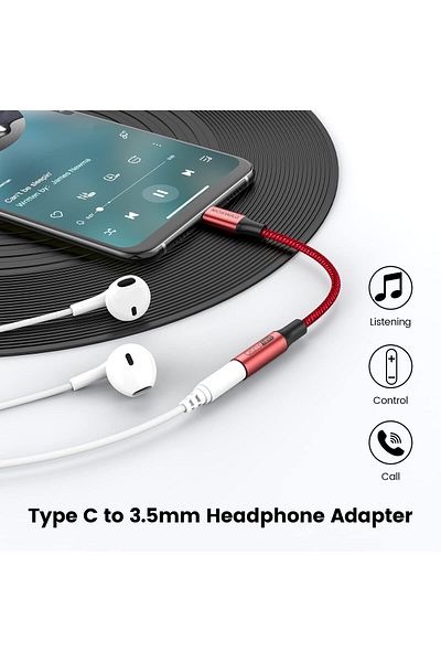 erorex 3.5Mm To Usb Usb To Audio Jack Adapter With Microphone Usb Male To 3.5Mm Male Aux Stereo Audio