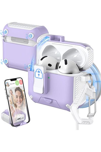 erorex Compatible With Samsung Galaxy Buds3 Galaxy Buds3 Pro 2024 With Lock Closure Military Drop Proof