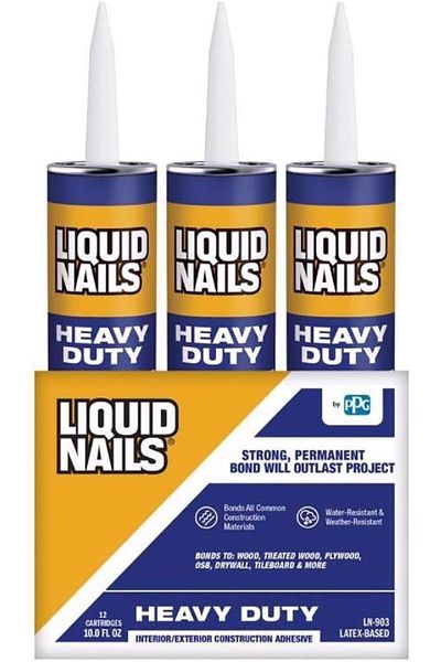 erorex Heavy Duty Formulated Acrylic Latex Construction Adhesive Tan 10Oz 1214543