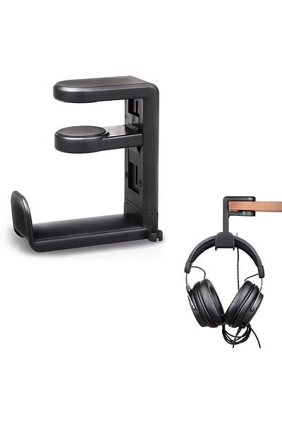 erorex Headphone Hanger With Cup Holder 2 In 1 Desk Cup Holder With Rotable Headphone Hanger And Cable