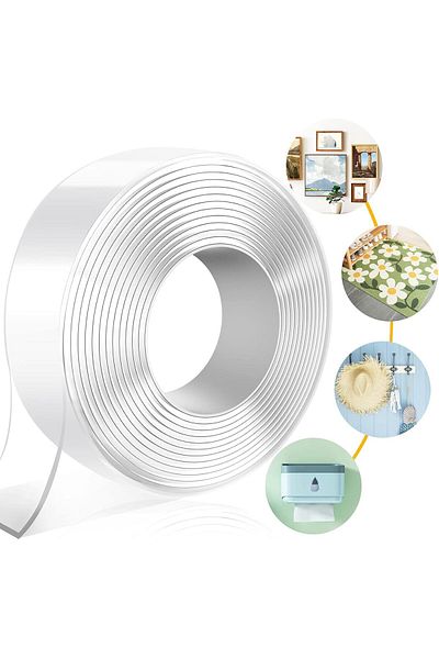 erorex Self Adhesive Tape Double Sided Tape Heavy Duty Two Sided Sticky Pads Strong Wall Adhesive Strips
