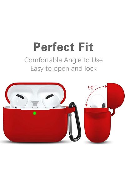 erorex حافظة Airpods من الجيل الثالث مع مشبك قفل آمن أوتوماتيكي وغطاء واقي من مادة TPU الصلبة