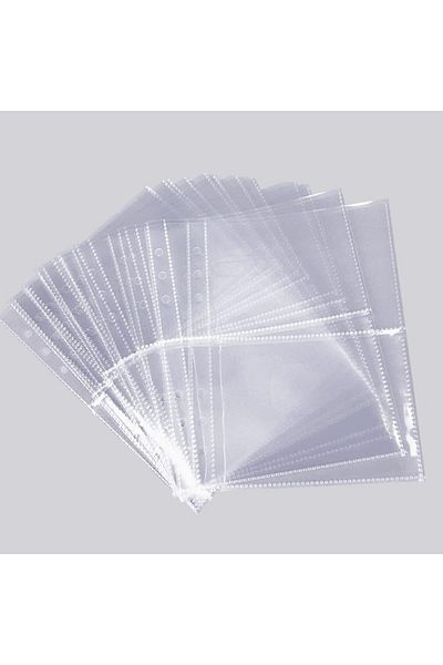 erorex Photo Album Refill Pages Ring Binder Photo Pockets Photo Page Pictures Postcard Sleeves Photo