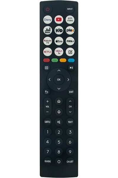 erorex Replaced Remote Control Fit For Antteq Smart Tv Ab32 Ab24