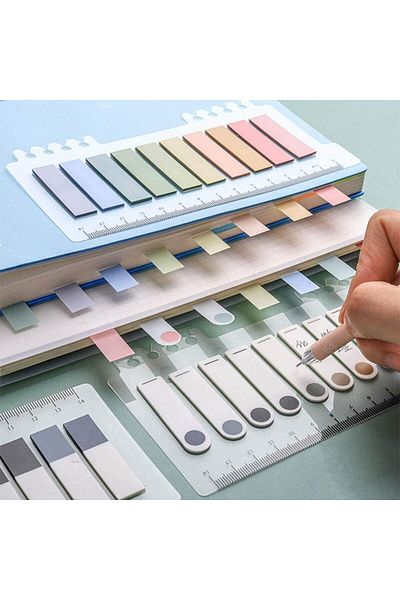 erorex Sticky Index Tabs 1200 Pages Page Markers Sticky Tabs Flags Colored For Bookmarks Reading Notes