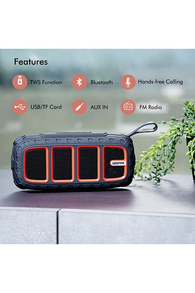 erorex مكبر صوت بلوتوث قابل لإعادة الشحن Gms8592