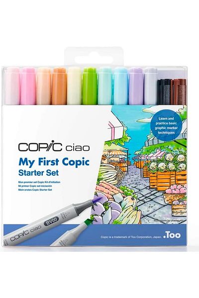 erorex Ciao First Starter Set Alcohol Marker Assorted